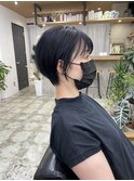 it.Style ショート 前髪有り 黒髪 ブルーブラック