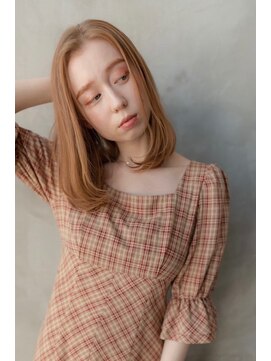 オースティン 登戸向ケ丘遊園(AUSTIN) 大人かわいい前髪セシルカットココアブラウンフリンジウェーブ