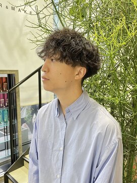 ゼスト 吉祥寺店(ZEST) 【鈴木楓竜】波巻きスパイラルメンズマッシュ吉祥寺