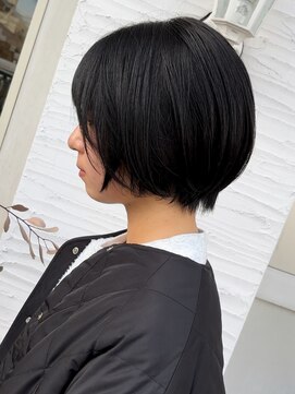ヘアーエポック(hair epoque) 小顔補正立体カット×ナチュラル丸みボブ 10代20代30代40代50代