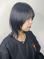 グラッド(GLAD.) ミディアムウルフカットロングウルフ顔まわりレイヤーカット