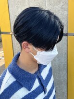 ニアウ 太田店(Niau)&nbsp;メンズ毛流れセンターパートニュアンスパーマ毛流れパーマ