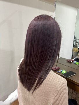 ブラフ(B.R.AP.h) ちょい甘クール♪大人っぽピンクラベンダーストレート☆