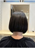 ダメージレスハイライト/大人ボブ/ヘアマニキュア