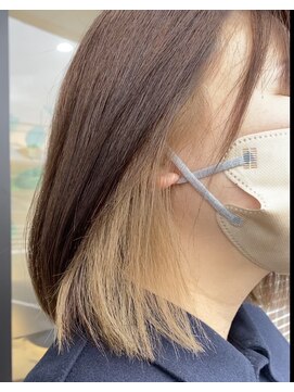 ヴィアスヘアー(vias hair) イヤリングカラー×ナチュラルベージュ