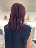 スペシウムバイアンバースデー(spacium by UNBIRTHDAY) 髪色から秋っぽく ボルドー系ヘアカラー