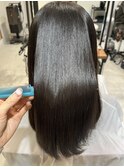 カット髪質改善ストレート