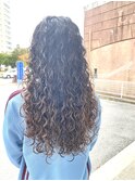 ロング×スパイラルパーマ