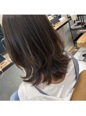 外ハネレイヤーセミディ