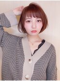 細めハイライト#韓国風巻きフィッシュボーン#刈り上げショート