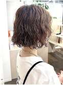 ボブパーマプードルパーマレディースパーマニュアンスパーマ奥東