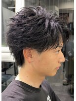 オーシャントーキョー 心斎橋(OCEAN TOKYO WEST)&nbsp;フェザーパーマニュアンスショートセンターパート