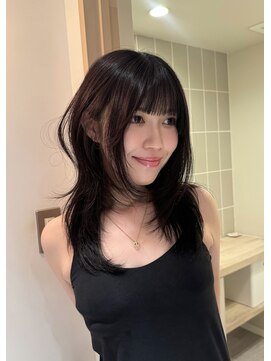 フィルムス 新宿(FILMS) ミニウルフレイヤーカット顔周り前髪韓国ショートボブ/新宿