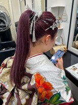 アパカバール 鳳店(Apa kabar)&nbsp;ポニーテールアレンジ /お呼ばれヘア/成人式