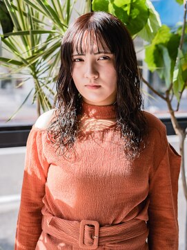 ヘアークラフト(Hair Craft) マロンブラウン×ウェーブパーマ【岡山】デジタルパーマ