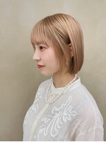マウル ナゴヤ 名駅(MAEUL NAGOYA) あご下3センチ内巻きハイトーンボブ