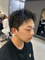 メンズサロン キング 心斎橋店(Men’s salon K!ng) ホワイトメッシュ/ツイスト/ツイスパ/パーマ/メンズ/眉毛/心斎橋