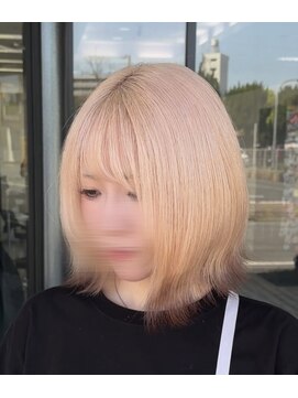 アフューズバイストゥー(Vfuse by StueW) ピンクベージュ×裾カラー / ピンクブラウン