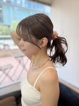 サク(Sac.) 顔周りカット×前髪カット×透明感カラーSac.栃木優佑