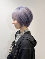 ノブレス ノアール(NOBLESSE NOIR)&nbsp;くびれショート/ショートカット/ショートボブ/ラベンダーカラー