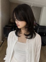 エトワ 中央店(etoi)&nbsp;大分ミディアムボブレイヤー軽め韓国レイヤーくびれスタイル
