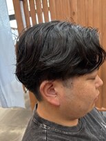オッジ 箕郷店(Oggi)&nbsp;ニュアンスパーマ×ツーブロック9月