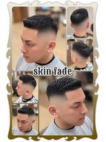 ヘアーファクトリー☆マハロ(Hair Factory☆MAHARO)&nbsp;７対３パート☆スキンハイフェード