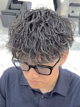 シーン(scene) シャドウパーマ×波巻きパーマ×マッシュ【広島】