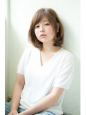 【Un ami】クラシカル・ミルクティーカラー ミディアム 松井