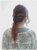 フィッシュボーンダウンアレンジ
