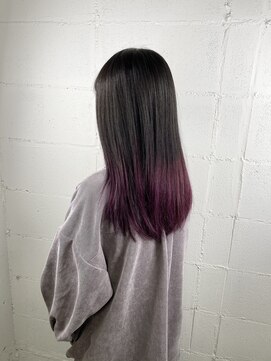 エン(en) ダークアッシュショッキングパープル