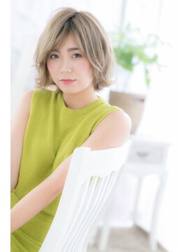 ミック ヘアアンドメイク アップ 駒込店(miq Hair&Make up) ラフ＆セクシー★外ハネカール無造作ミニウルフb1