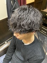 ヒロギンザバーバーショップ 神楽坂店(HIRO GINZA BARBER SHOP)&nbsp;波巻きマッシュ