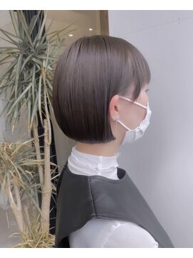モアナバイヘッドライト 小田原店(Moana by HEADLIGHT) Moana【小田原】#ショートボブ#グレージュ#ミニボブ#大人可愛い