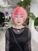 【RITZY】ウルフカット☆ピンクヘア☆セクションカラー