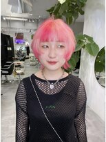 リッチ(RITZY)&nbsp;【RITZY】ウルフカット☆ピンクヘア☆セクションカラー