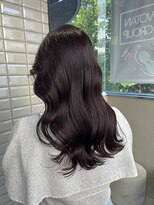 リリー(Lilley)&nbsp;【lilley 稲永麻衣】ラベンダーカラー+韓国ヘア 天神/今泉