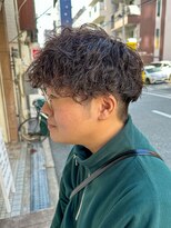 ハシゴ(hasigo.) メンズパーマ大阪　波巻きパーマ