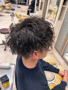 ビス ヘア アンド ビューティー 西新井店(Vis Hair＆Beauty) 20代30代メンズスパイラルパーマワイルドオシャレ感