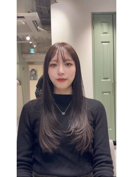 ラベスト キョウト(LOVEST) 髪質改善カラー◆グレージュ◆レイヤーカット