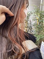 ネオリーブエム(Neolive em;)&nbsp;アプリコットオレンジ・インナーカラー