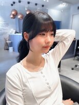 ロンドジェネルーズ 柏(Lond generous)&nbsp;結んで可愛い韓国ヘア×顔周り小顔前髪カット×レイヤー