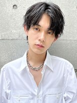 オグジュアリー 表参道(aux.)&nbsp;ツイストスパイラルパーマツーブロックマッシュメンズマッシュ