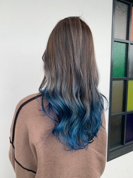 プラスイズム(PLUSISM) ブルージュグラデーションカラー