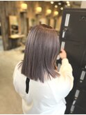 色落ちも綺麗なグレージュカラー!