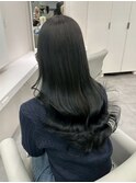 13333黒髪くびれヘア髪質改善レイヤーカット韓国風巻きワンホン