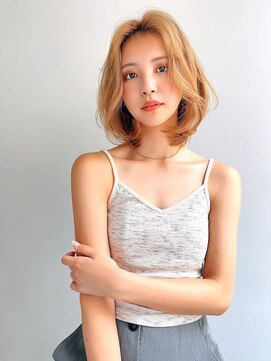 ケイト(kate) 【kate 大宮】アップバング×キャメルベージュ