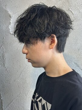 ニアウ 高崎店(Niau) シャドウパーマメンズパーマメンズマッシュ韓国風パーマ群馬高崎