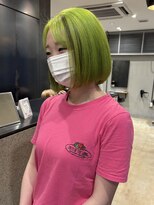 コージーベルベット(Cosy Velvet)&nbsp;ライムグリーン×デザインカラー☆彡