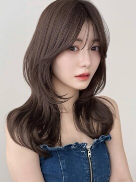アグ ヘアー ファド 岡場店(Agu hair Fado) 《Agu hair》レイヤーグレージュ×numberA.ベースケアミルク